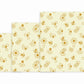 Reusable Organic Beeswax Food Wraps, Honey Combs Design - Set of 3, Eco-Friendly Product, Plastic 