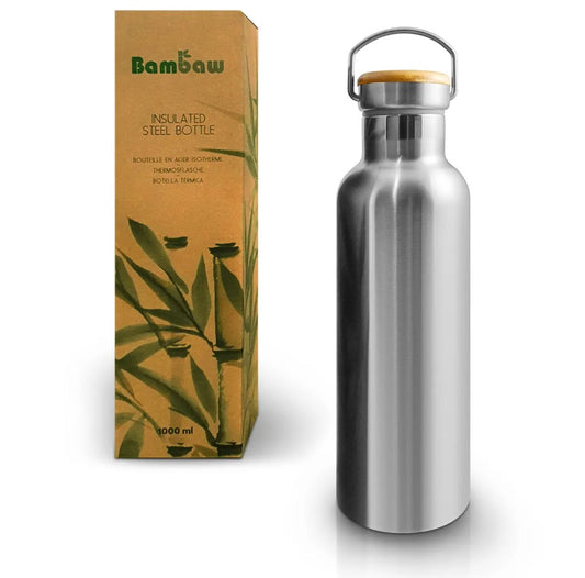 1000ml Insulated Stainless Steel Water Bottle, Eco-Friendly Product, Plastic-Free